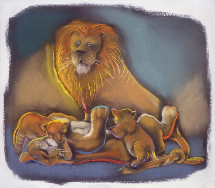 Lion family&nbsp;&nbsp;&nbsp;&nbsp;1986&nbsp;&nbsp;&nbsp;&nbsp; (Lynx, UK)
